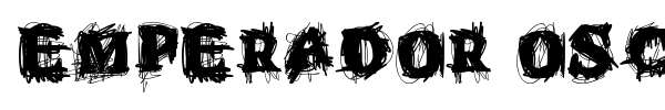Emperador Oscuro font preview